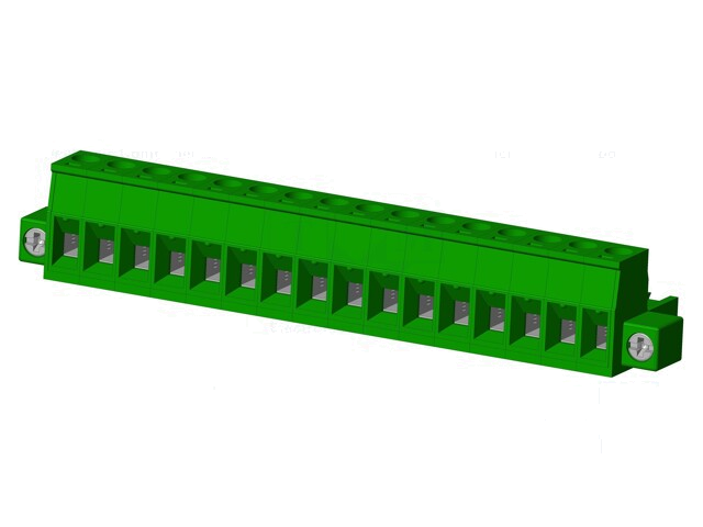 Connector: ontkoppelbare terminal strip; stekker; vrouwelijk Connector: ontkoppelbare terminal strip; stekker; vrouwelijk